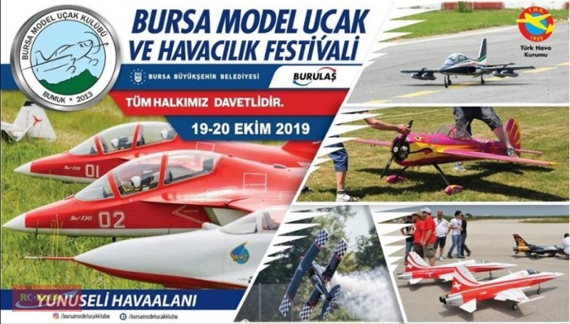 Büyük Bursa havacılık festivali.