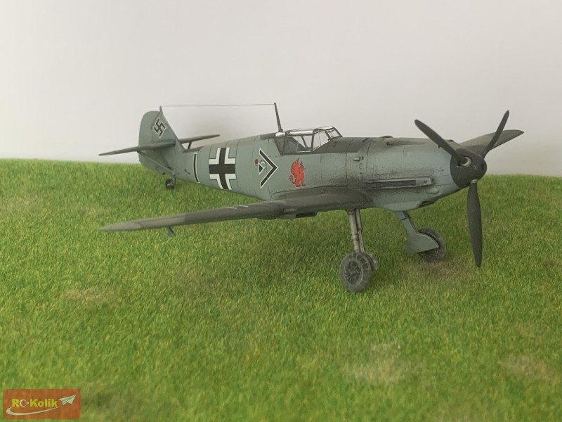 Messerschmitt Bf 109 E-3 Adolf Galland (1/72 ölçek, Tamiya)