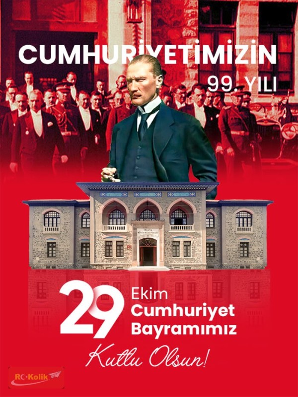 29 Ekim
Cumhuriyet Bayramımız Kutlu Olsun!