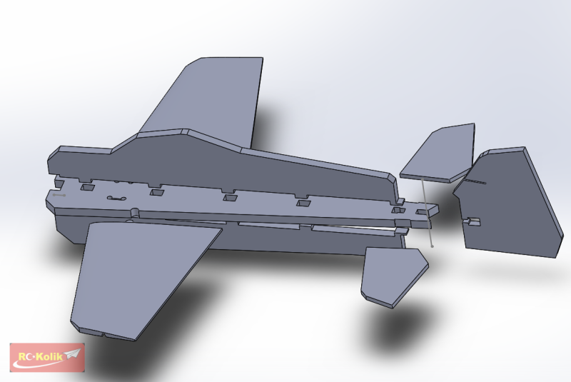EPP 3D Uçuş Antrenman Modeli Darth Wing