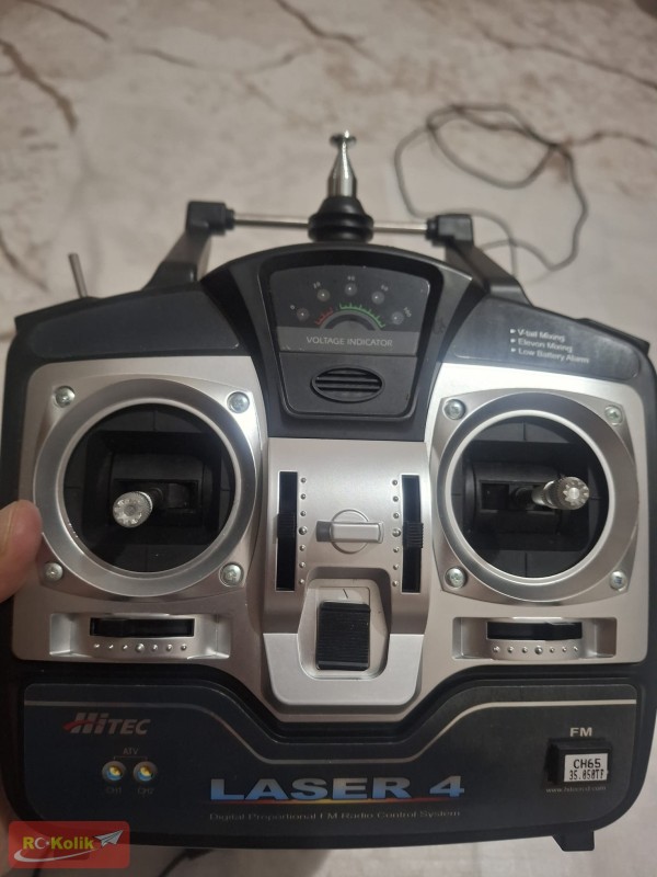 HITEC LASER 4 KUMANDA PİL VE SİM KABLO SORUNU !(Eski tip FM antenli 35 mHZ)